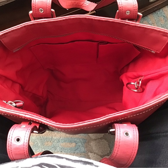 Vtg Coach Hampton Leather Tote E063-F10194 - Picture 5 of 15